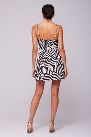 This is an image of Juniper Mini in Tigris - RESA featuring a model wearing the dress