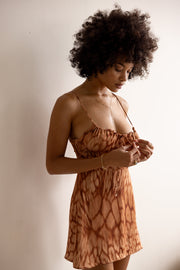 This is an image of Juniper Mini in Zion - RESA featuring a model wearing the dress