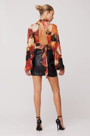 This is an image of Kelsey Top in Muse - RESA featuring a model wearing the dress