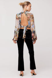 This is an image of Kelsey Top in Shakespeare - RESA featuring a model wearing the dress