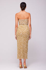 This is an image of Kirra Top in Fava - RESA featuring a model wearing the dress