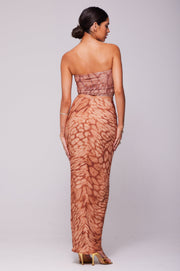 This is an image of Kirra Top in Zion - RESA featuring a model wearing the dress