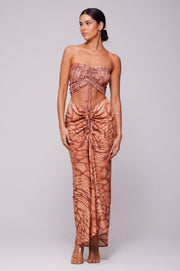 This is an image of Kirra Top in Zion - RESA featuring a model wearing the dress
