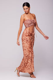 This is an image of Kirra Top in Zion - RESA featuring a model wearing the dress