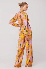 This is an image of Lenny Jumpsuit in Doheny - RESA featuring a model wearing the dress