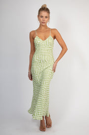 This is an image of Lily Slip - RESA featuring a model wearing the dress