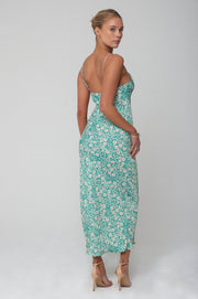 This is an image of Lily Slip in Maldives - RESA featuring a model wearing the dress