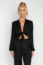 This is an image of Luna Blouse - RESA featuring a model wearing the dress