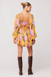 This is an image of Lyla Mini in Doheny - RESA featuring a model wearing the dress