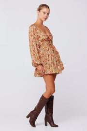 This is an image of Lyla Mini in Fleetwood - RESA featuring a model wearing the dress