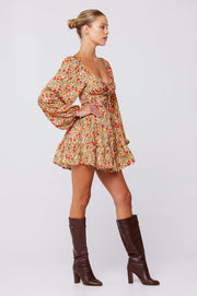 This is an image of Lyla Mini in Fleetwood - RESA featuring a model wearing the dress