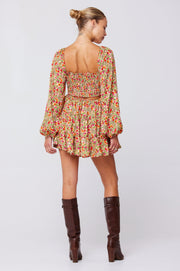 This is an image of Lyla Mini in Fleetwood - RESA featuring a model wearing the dress