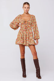 This is an image of Lyla Mini in Fleetwood - RESA featuring a model wearing the dress