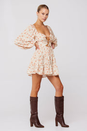 This is an image of Lyla Mini in Wildflower - RESA featuring a model wearing the dress