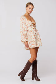 This is an image of Lyla Mini in Wildflower - RESA featuring a model wearing the dress