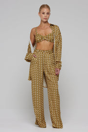 This is an image of Monica Blouse in Zuma - RESA featuring a model wearing the dress