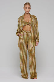 This is an image of Monica Blouse in Zuma - RESA featuring a model wearing the dress