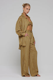This is an image of Monica Blouse in Zuma - RESA featuring a model wearing the dress