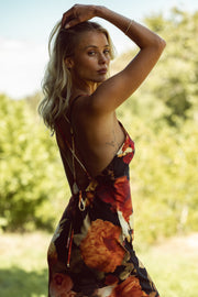 This is an image of Penelope Maxi in Muse - RESA featuring a model wearing the dress