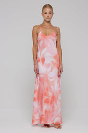This is an image of Rose Maxi in Cosmo - RESA featuring a model wearing the dress