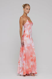 This is an image of Rose Maxi in Cosmo - RESA featuring a model wearing the dress