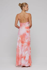 This is an image of Rose Maxi in Cosmo - RESA featuring a model wearing the dress
