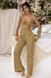 This is an image of Sasha Trouser in Zuma - RESA featuring a model wearing the dress