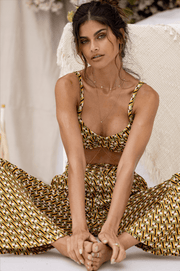 This is an image of Sasha Trouser in Zuma - RESA featuring a model wearing the dress