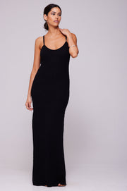 This is an image of Sohni Dress in Black - RESA featuring a model wearing the dress