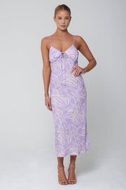 This is an image of Suki Slip in Fletcher - RESA featuring a model wearing the dress