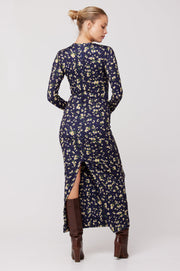 This is an image of Twiggy Dress in Midnight - RESA featuring a model wearing the dress