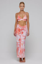 This is an image of Ziggy Skirt in Cosmo - RESA featuring a model wearing the dress