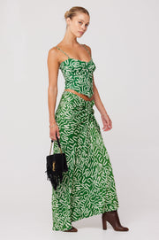 This is an image of Ziggy Skirt in Crayola - RESA featuring a model wearing the dress