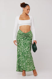 This is an image of Ziggy Skirt in Crayola - RESA featuring a model wearing the dress