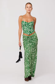 This is an image of Ziggy Skirt in Crayola - RESA featuring a model wearing the dress