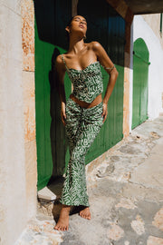 This is an image of Ziggy Skirt in Crayola - RESA featuring a model wearing the dress