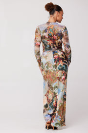 This is an image of Ziggy Skirt in Shakespeare - RESA featuring a model wearing the dress