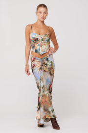 This is an image of Ziggy Skirt in Shakespeare - RESA featuring a model wearing the dress