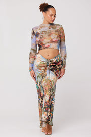 This is an image of Ziggy Skirt in Shakespeare - RESA featuring a model wearing the dress