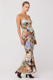 This is an image of Ziggy Skirt in Shakespeare - RESA featuring a model wearing the dress