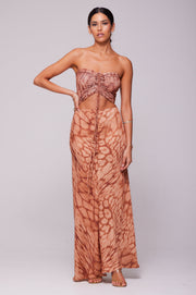 This is an image of Ziggy Skirt in Zion - RESA featuring a model wearing the dress