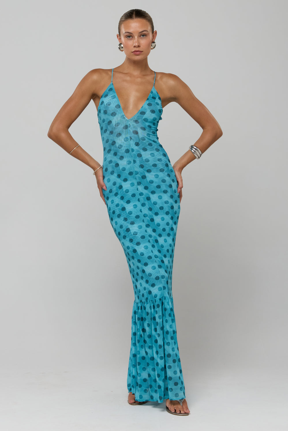 aquamarine maxi dress Alejandra in – RESA Size:dress size pants50 Mini Quince Dress in 624 Complete the look with