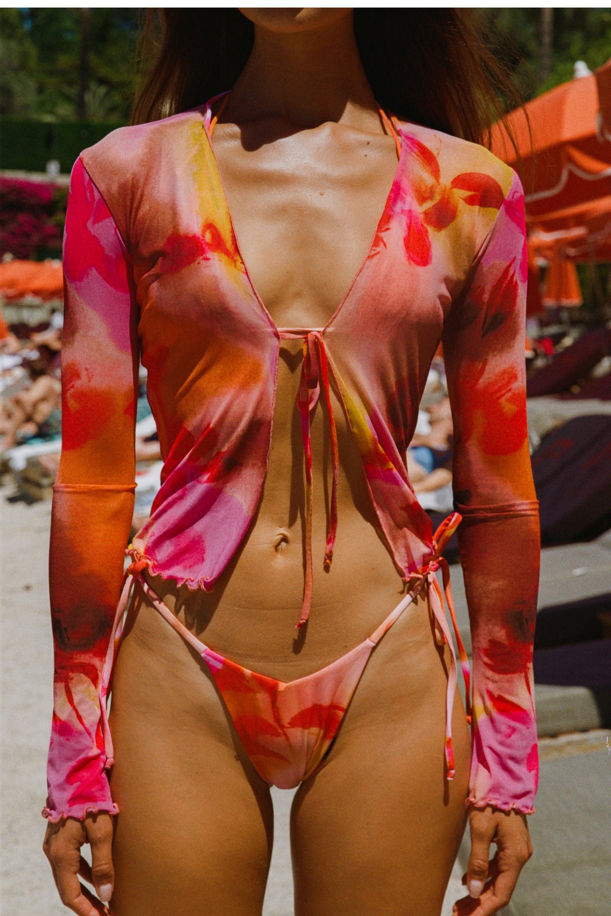 This is an image of Aliyah in Lilikoi - RESA featuring a model wearing the dress