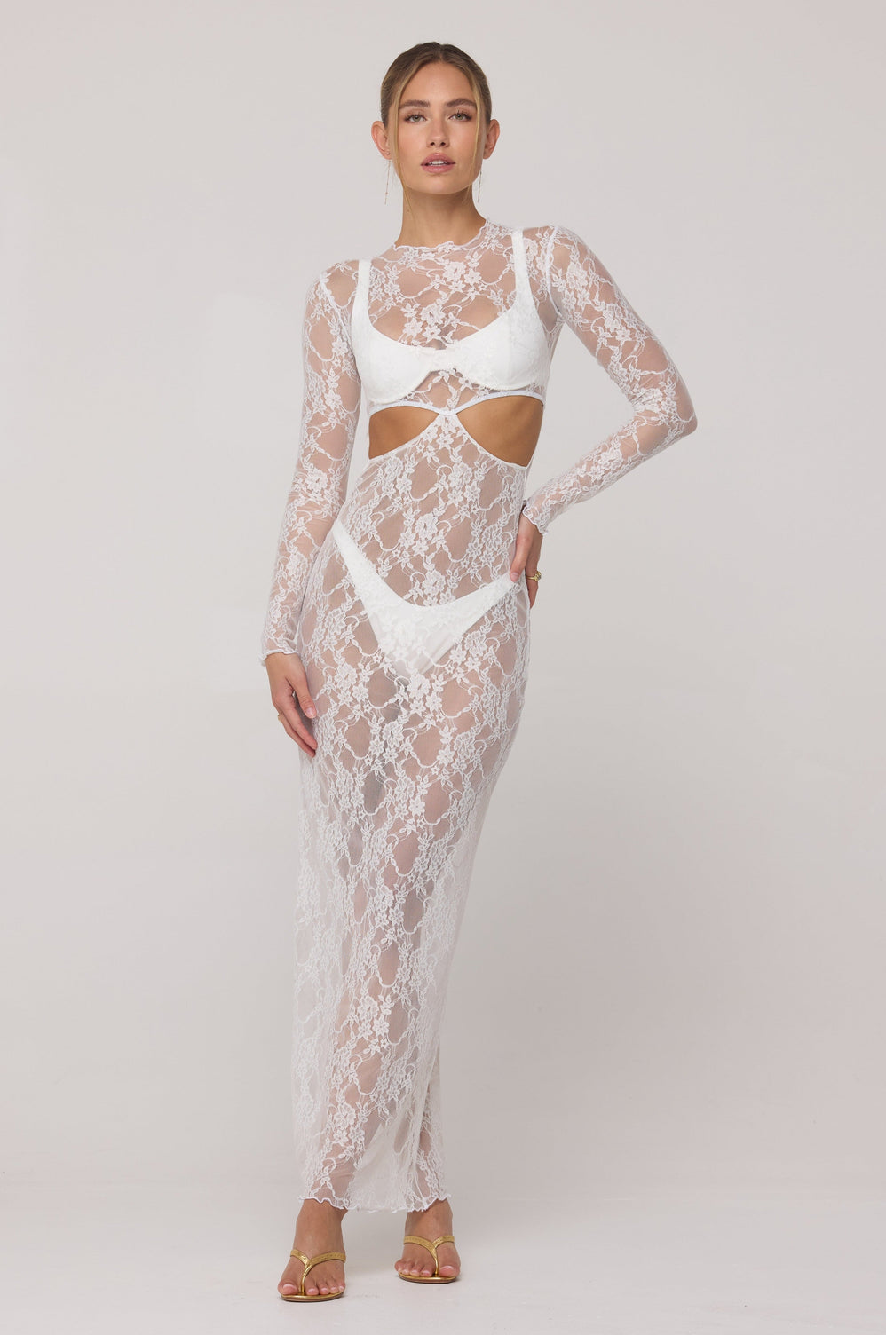 Audrey in White Lace