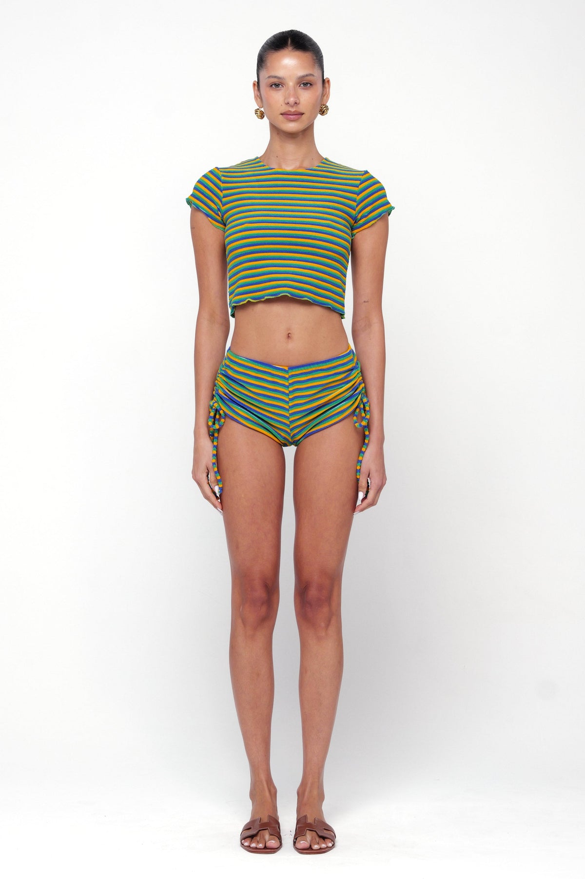 This is an image of Baby Tee in Rio - RESA featuring a model wearing the dress