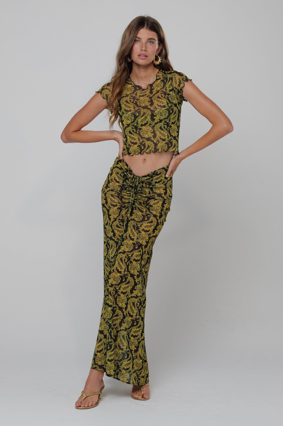 This is an image of Baby Tee in Sorrento - RESA featuring a model wearing the dress