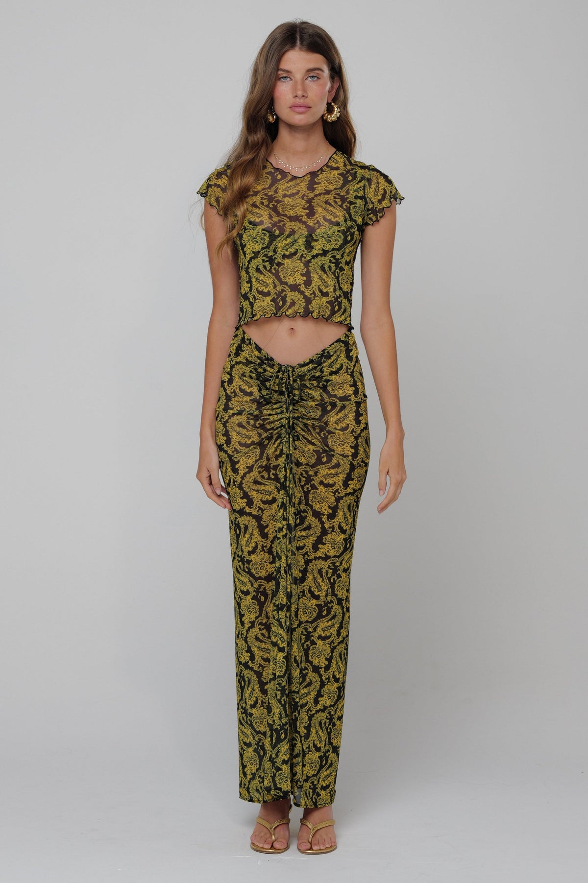 This is an image of Baby Tee in Sorrento - RESA featuring a model wearing the dress