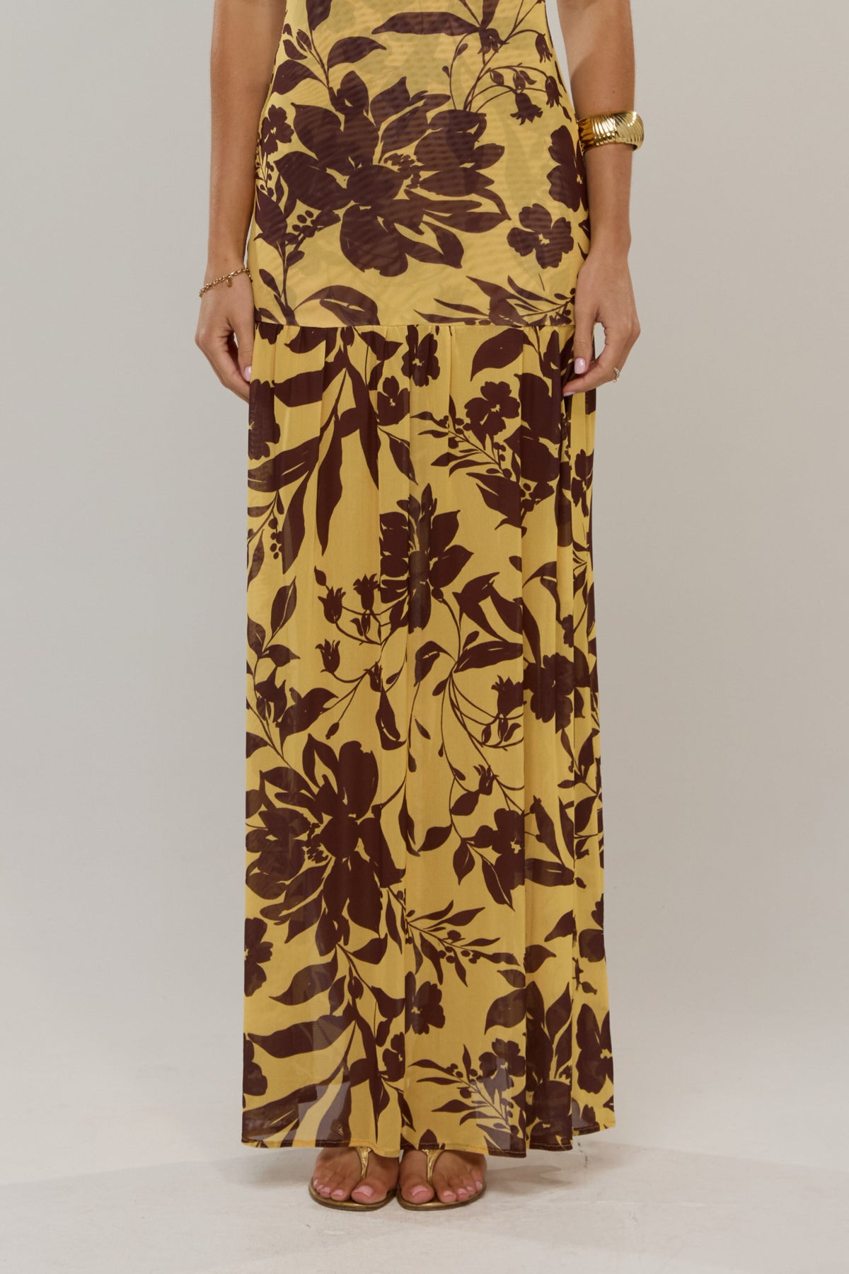 This is an image of Bryanna in Mesa - RESA featuring a model wearing the dress