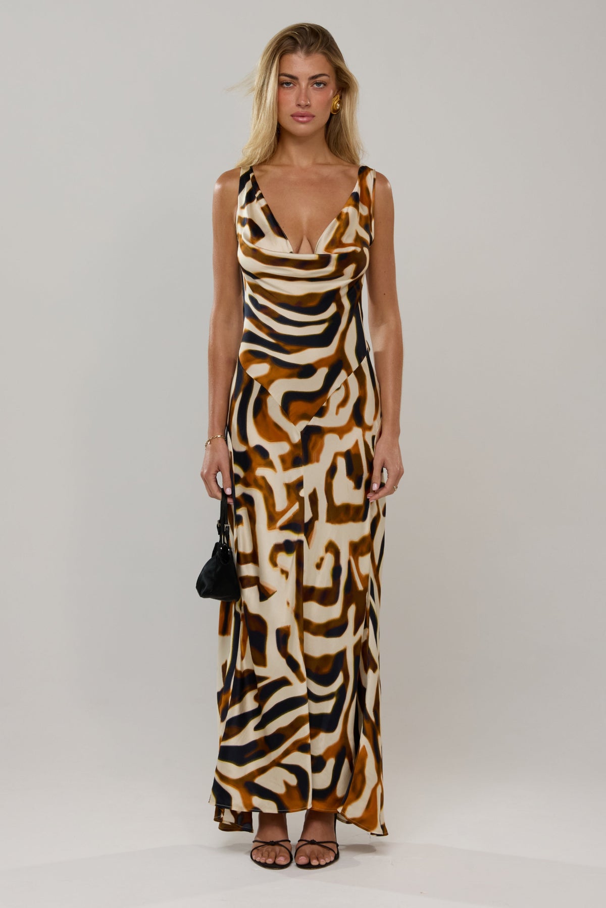 This is an image of Camilla in Rye - RESA featuring a model wearing the dress