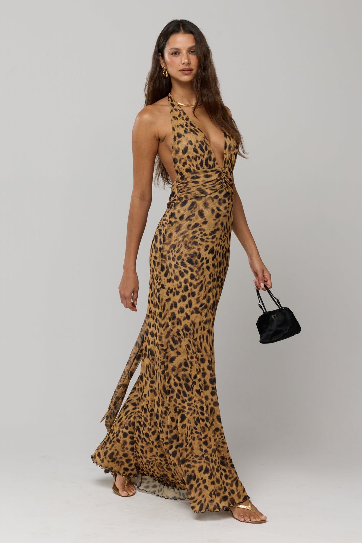 This is an image of Chelsea Dress in 007 - RESA featuring a model wearing the dress